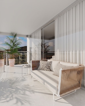 Terrace/patio - Praia Suites (Santa Marta)