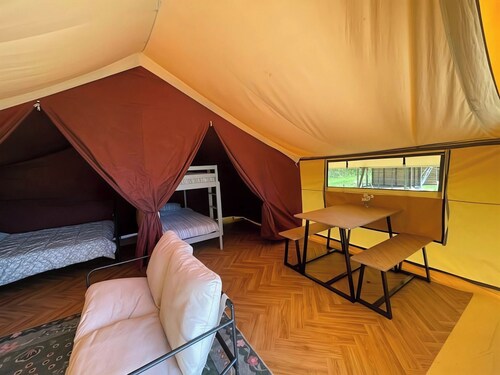 The Safari Tent at Pencwm Escapes