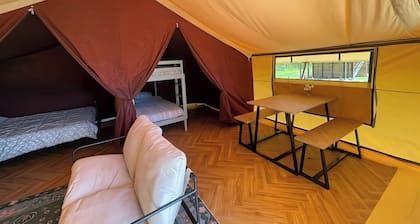 The Safari Tent at Pencwm Escapes