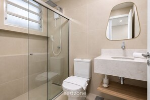 Bathroom - Modern Apartment in the Center of Floripa Vlr301 (Florianópolis)