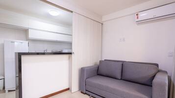 Basic Apartment | Living area | 40-inch TV with digital channels