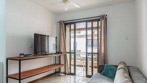 Basic Apartment | Living area - Beautiful Apartment Right on the Sand Ilh0107 (Florianópolis)