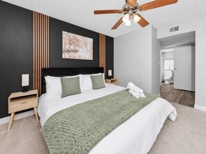 2 bedrooms, iron/ironing board, travel crib, WiFi - Stylish 2BR Getaway Near ASU | Pools, Gym + Parking (Tempe)