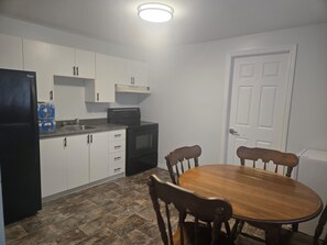 Private kitchen - Bright & Cozy One Bedroom Getaway (Grand Falls-Windsor)