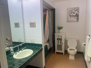 Towels, soap, toilet paper