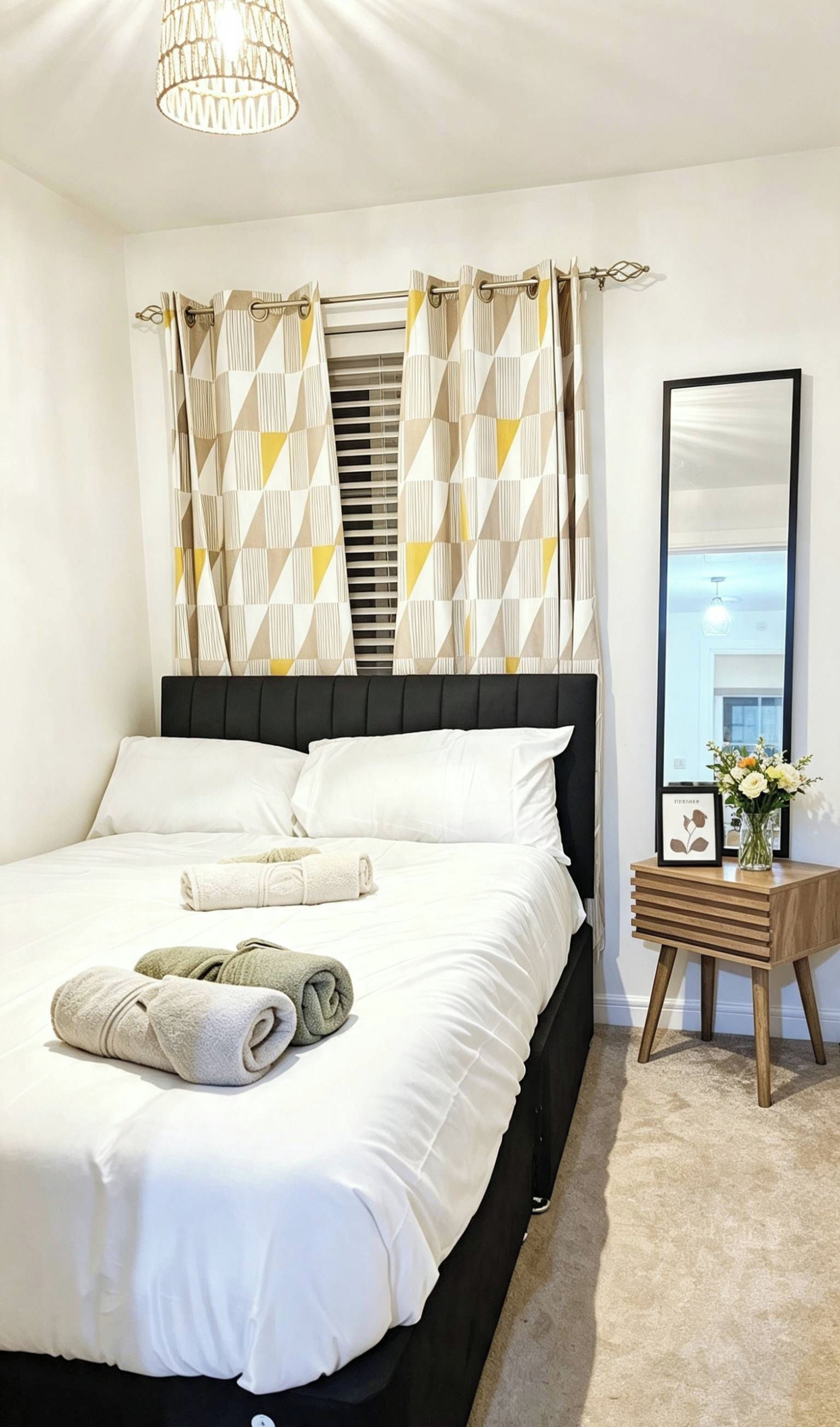 3 bedrooms, iron/ironing board, WiFi, bed sheets