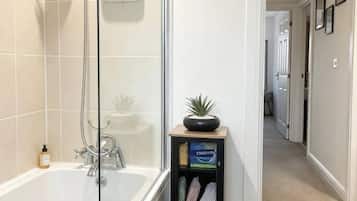 Hair dryer, towels