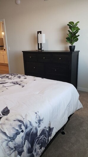 Desk, iron/ironing board, travel crib, WiFi