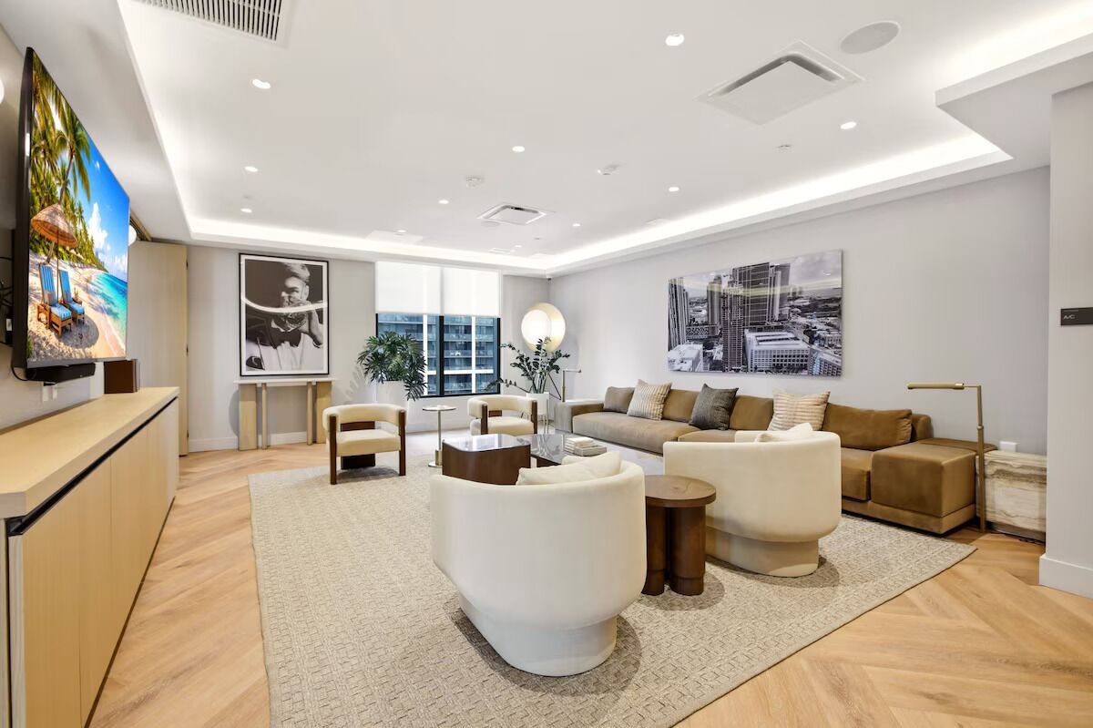Lobby sitting area