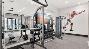 Fitness facility - Landing | Modern 1BD, Gym, Courtyard (Atlanta)
