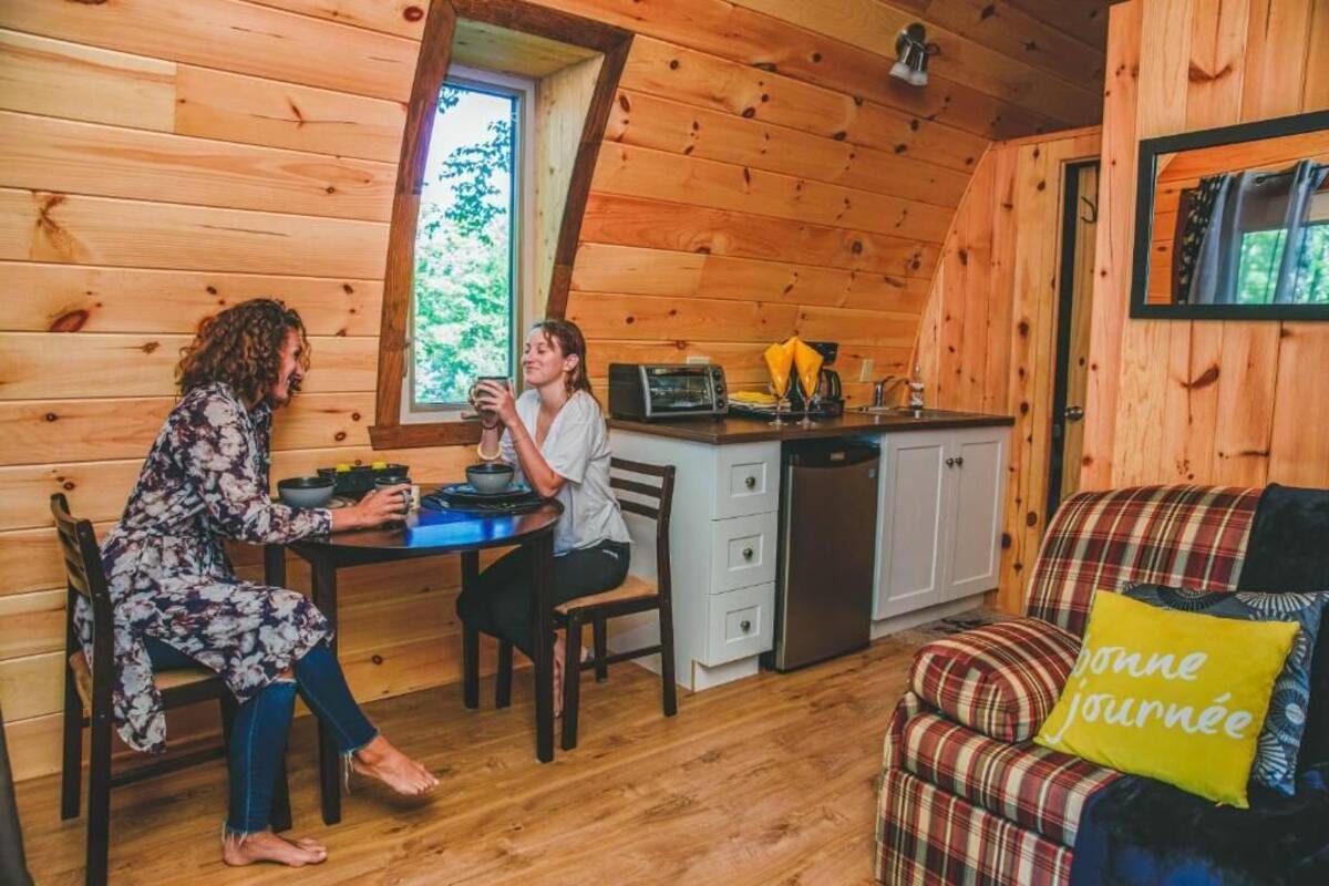 Ferienhütte, Terrasse | Wohnbereich