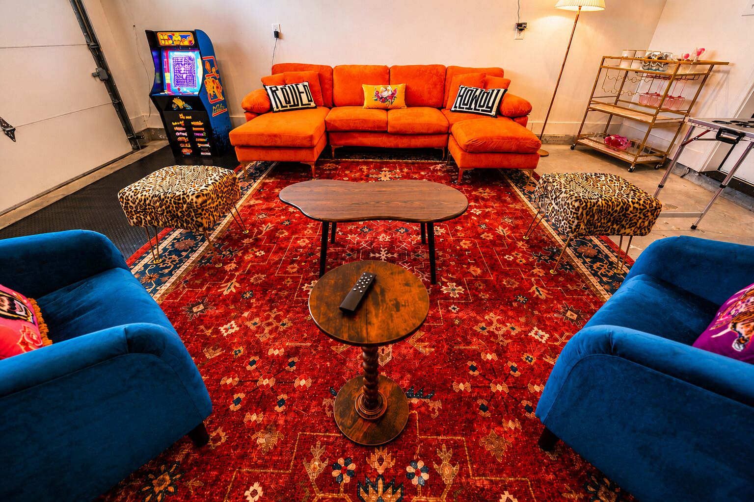 Smart TV, foosball, table tennis, books