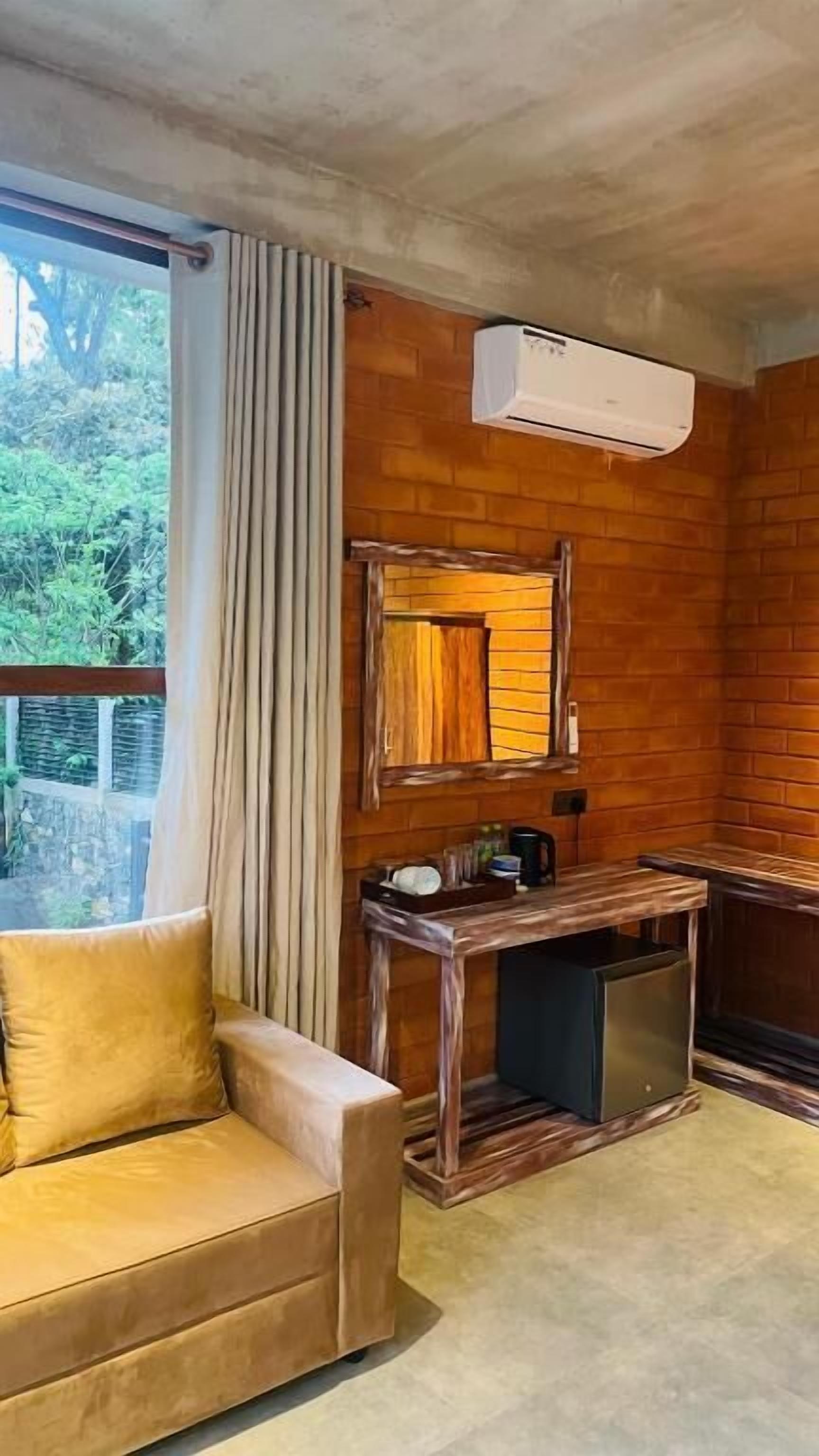 Kamar Triple, balkon, pemandangan gunung | Area keluarga