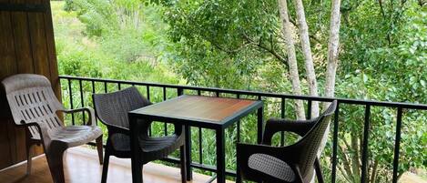 Double Room, Balcony, Mountain View | Outdoor dining