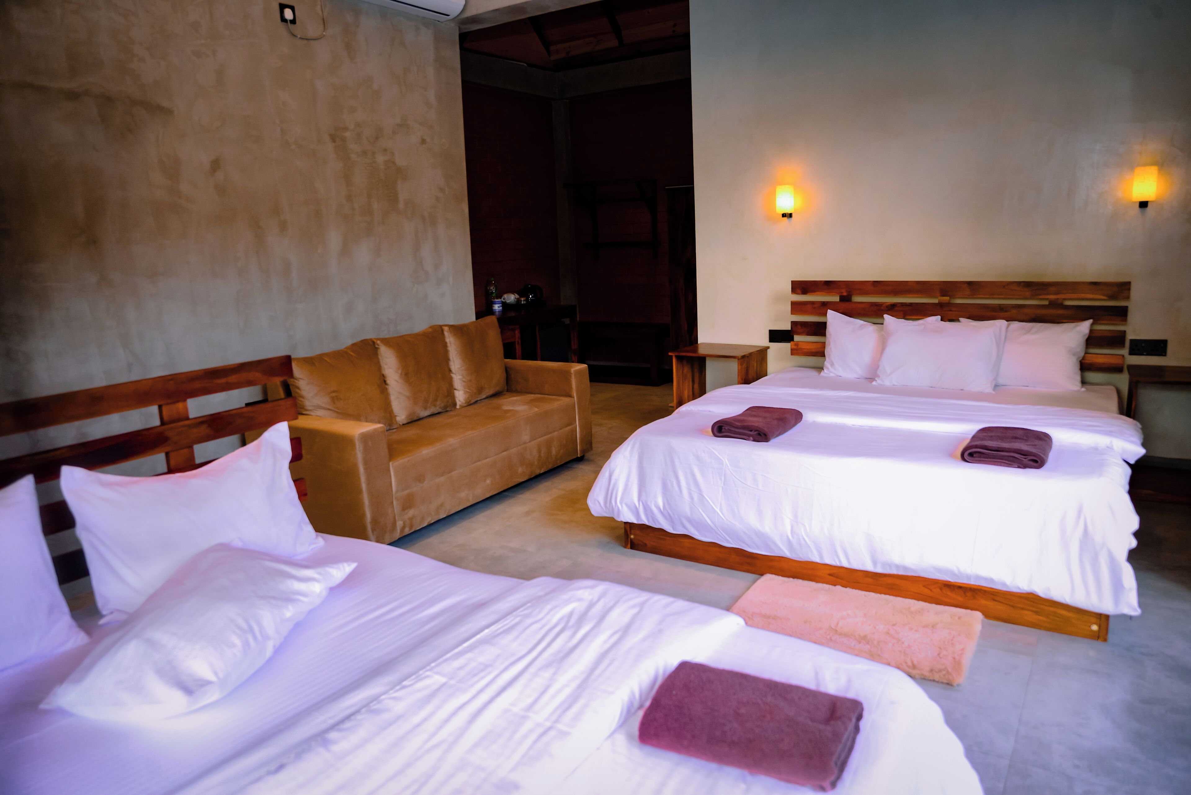 Deluxe Quadruple Room, Balcony, Mountain View