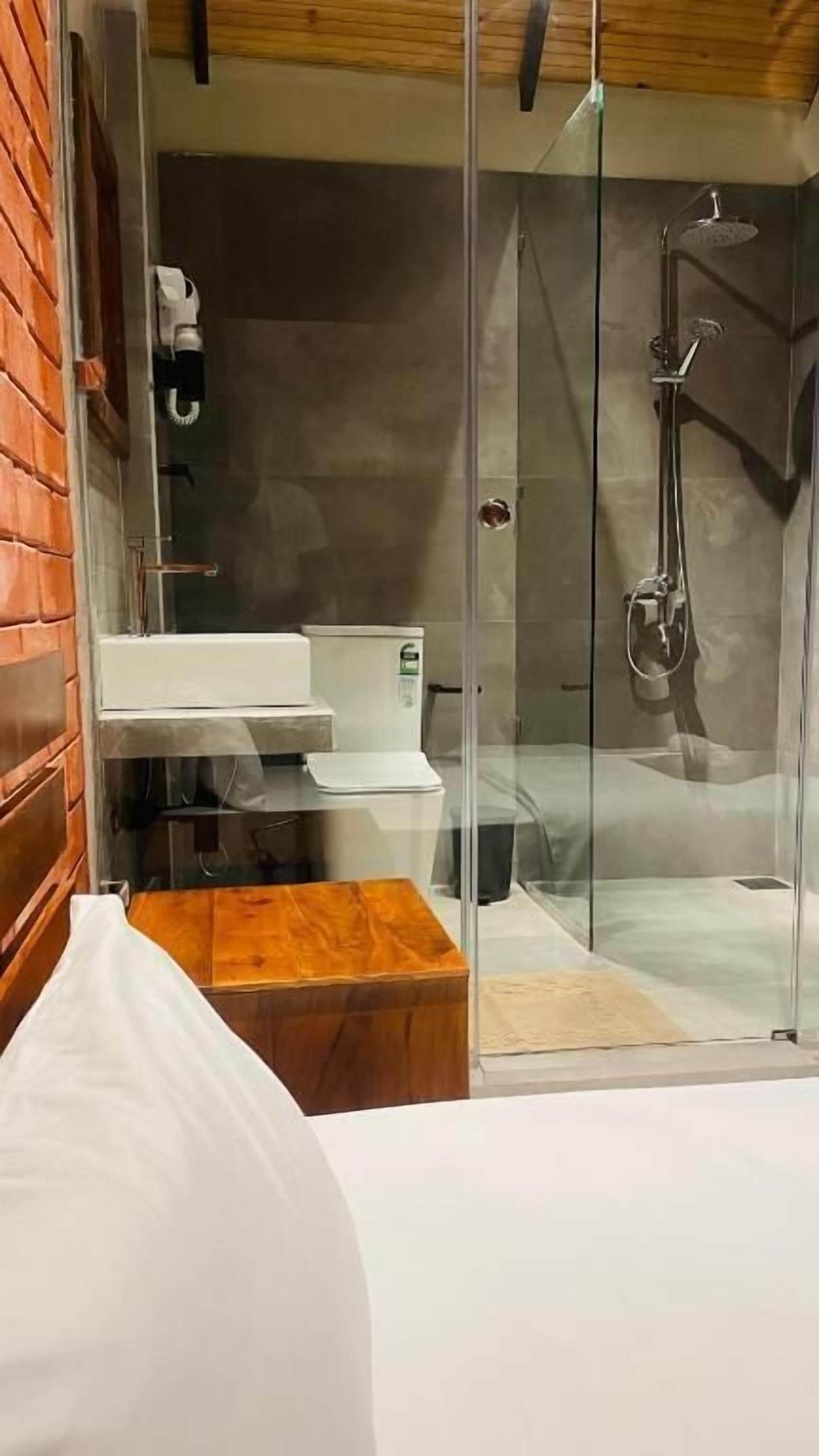 Chalet, Bergblick | Badezimmer