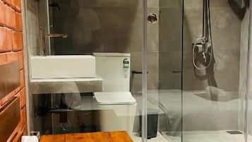 Chalet, Bergblick | Badezimmer