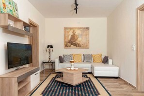 Deluxe-Haus, Gartenblick | Wohnbereich