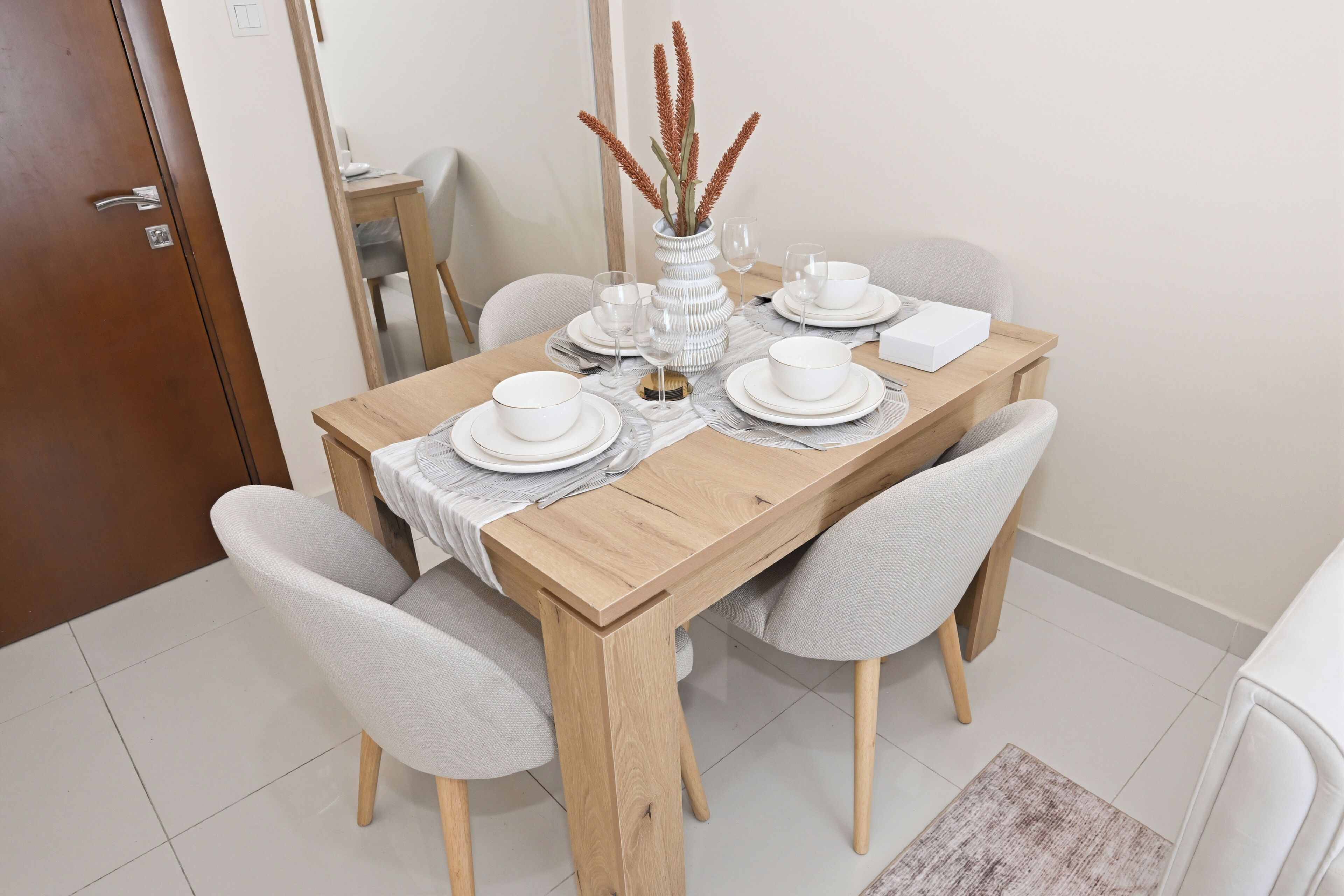 Apartment, Balcony, City View | Dining