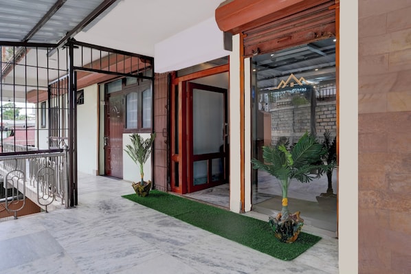 Exterior detail - Collection O SRS Residency (Shillong)
