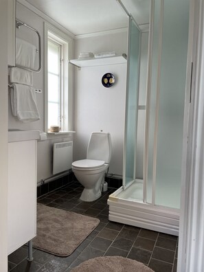 Dusche, Seife, Toilettenpapier