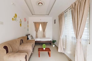 Living area - Airavati Villa by Stayjade Pvt Pool1hr HSR 3bhk (Denkanikota)
