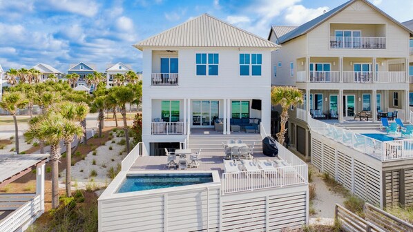 Exterior - Cottages of Romar 7 | Favorite Child | Stunning Beach Front Home with Private Pool! (Orange Beach)