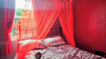 Iron/ironing board, travel cot, Internet, bed sheets