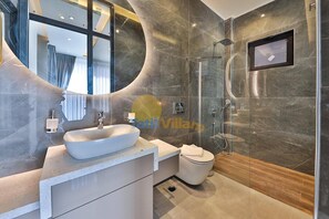 Bathroom - Luxury Villa Petra w Ndoor Heated Pool, Sauna (Kaş)