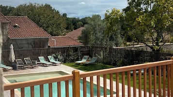 Suite, vista a la alberca | Terraza o patio