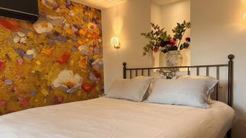 Double Room, Garden View | Blackout drapes, soundproofing, iron/ironing board (on request)
