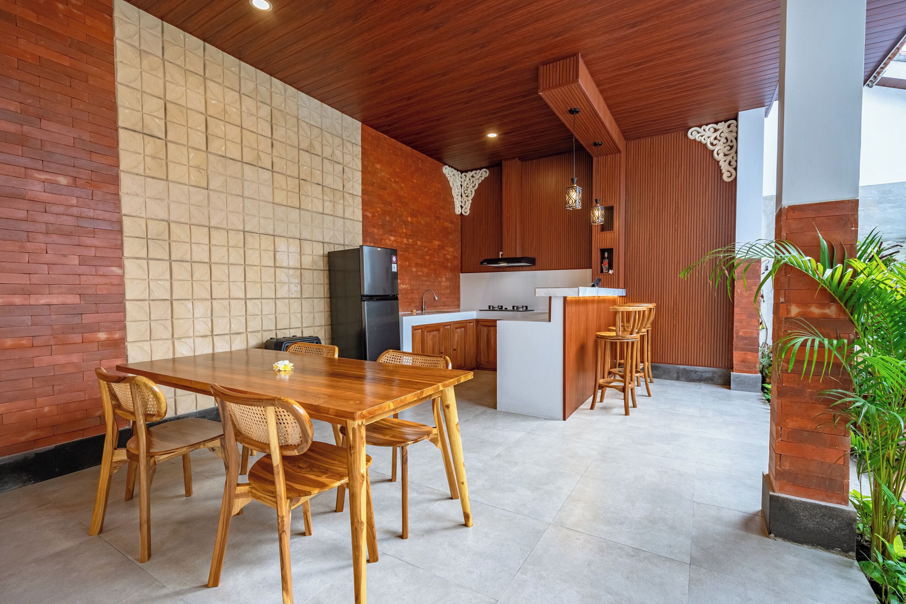 Premier Villa, Pool View | Private kitchen