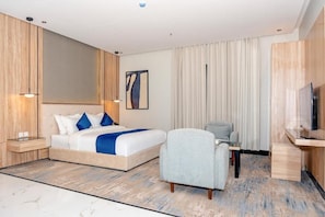 Double Room | In-room safe, soundproofing, iron/ironing board, free WiFi - Arjan Park Tuwaiq 1 (Riyadh)