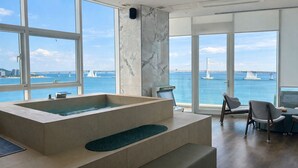 Twin Room, Balcony, Beach View | Spa