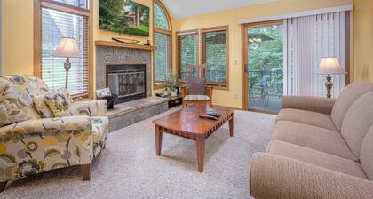 Pet-Friendly Wooded Villa w/ Fireplace, Pool & Club Access