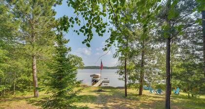 Waterfront Stay w/ Dock & Views on Minong Flowage