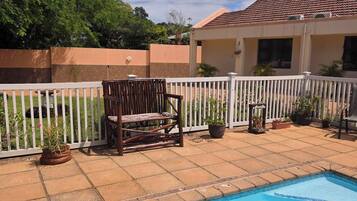 House, 2 Bedrooms, Balcony, Garden View | Pool