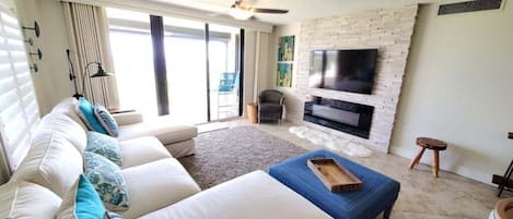 Appart'hôtel, 3 chambres | Coin séjour