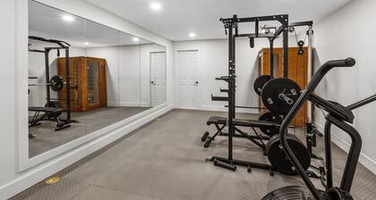 New! 5BR Retreat at Munn Park Lodge | Wine Room | Sauna | Wellness Room