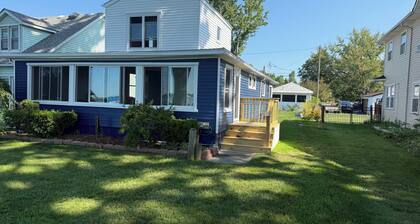 Completely Remodeled Waterfront St. Clair River Retreat. 2 Homes Included
