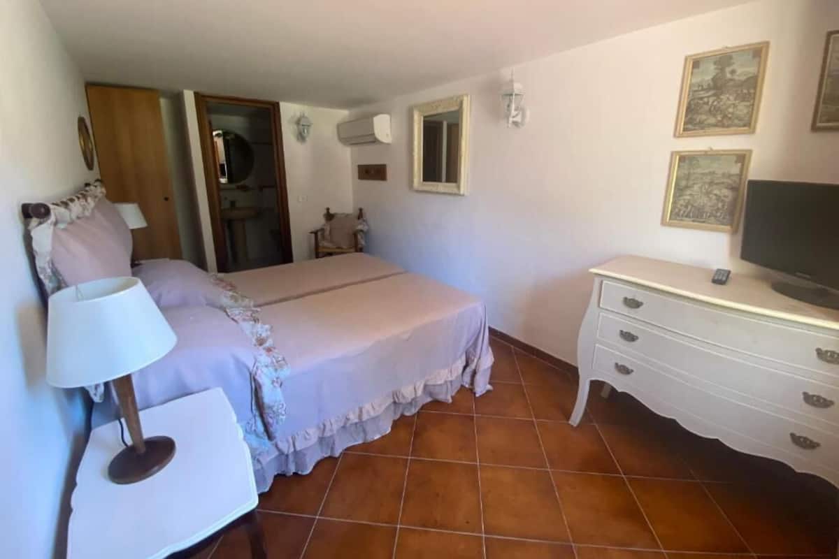 Appartement, patio, vue jardin