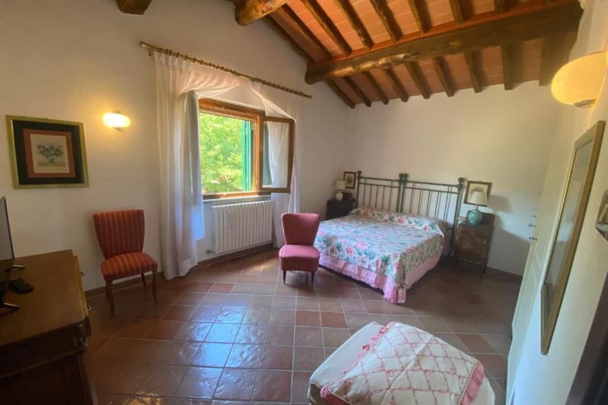 Appartement, balcon, vue jardin