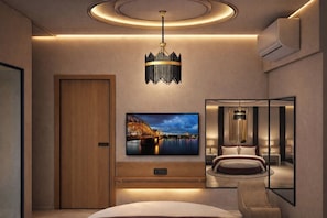 Desk, laptop workspace - HOTEL 7 PEARL (Ahmedabad)