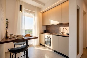 Fridge - The Essential Suite V | Modern Studio with Balcony in Central Bari (Bari)
