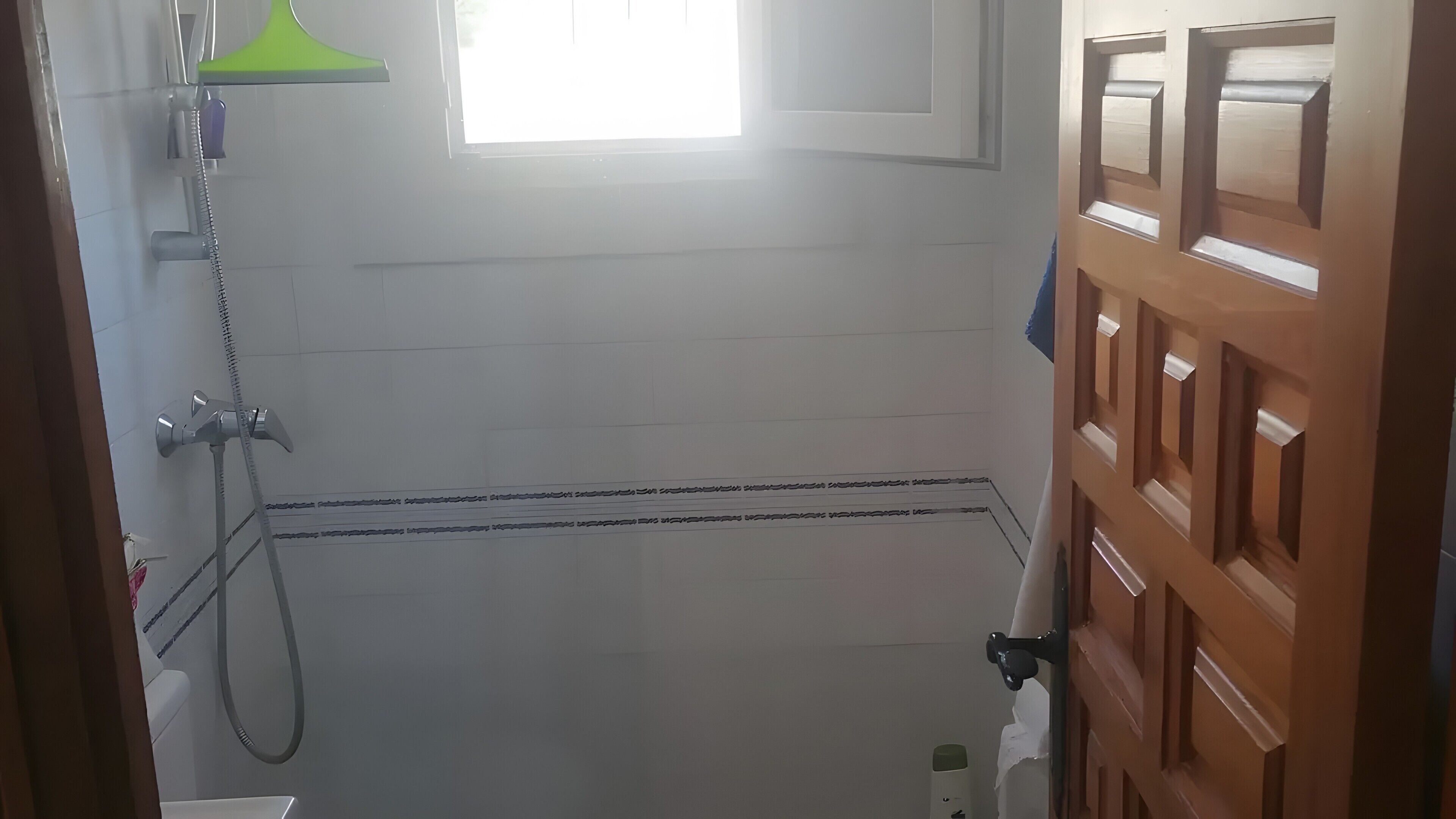 Ducha, secador de pelo y toallas
