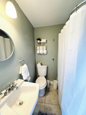 Hair dryer, towels, soap, toilet paper - Charming guesthouse in Tulsa's most picturesque neighborhood, Maple Ridge (Tulsa)