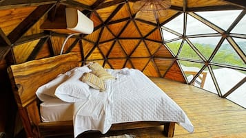 Family Tent, Lake View | Premium bedding, down duvets, Select Comfort beds, minibar