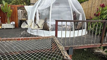 Comfort-Zelt, Seeblick | Terrasse/Patio