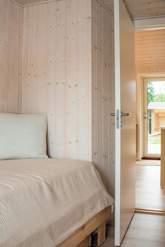 Newly built house by forests in Djursland