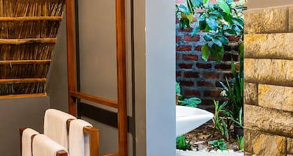 Private Lakeside Bamboo Cabana